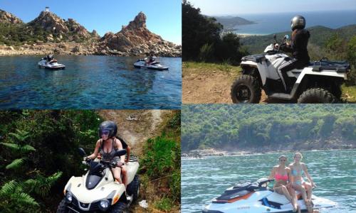 Terre & Mer 1h Jet + Quad 1h Porticcio